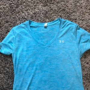 Blue under armor workout shirt